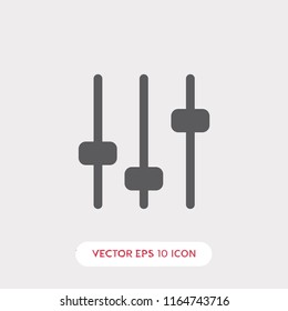 Equalizer vector icon