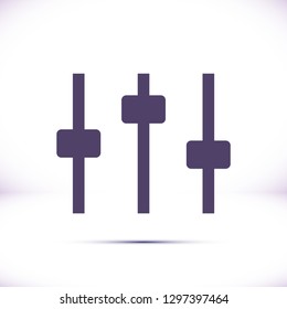Equalizer Vector icon