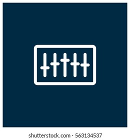 Equalizer vector icon