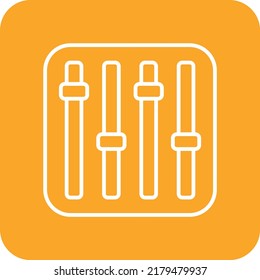 Equalizer vector icon. Can be used for printing, mobile and web applications.