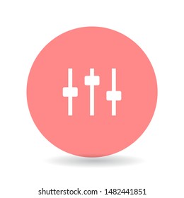 Equalizer Vector icon . Lorem Ipsum Illustration design