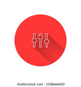 Equalizer Vector icon . Lorem Ipsum Illustration design
