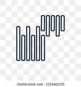 Equalizer vector outline icon isolated on transparent background, high quality linear Equalizer transparency concept can be used web and mobile