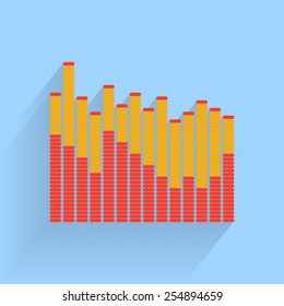 equalizer.vector illustration.