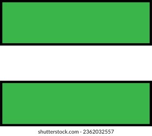 Equals To Basic Elements Icon. Equal sign in math. Illustration Equal To Icon