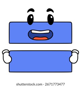 igual a caractere matemático ilustração desenhado à mão vetor isolado