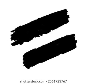 Equation graphic symbol hand-drawn brushstroke