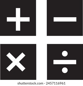 Equation Icon | Graphic Illustration