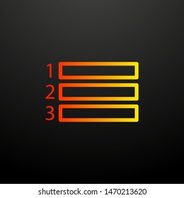 Equations 1 2 3 nolan icon. Elements of science set. Simple icon for websites, web design, mobile app, info graphics