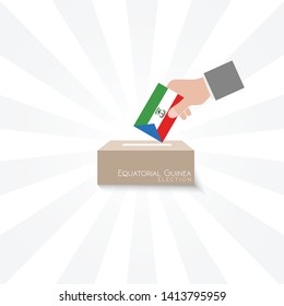 Equatorial Guinea Elections Vote Box Vector Work