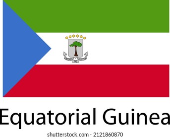 EQUATORIAL GUINEA FLAG DESIGN FOR SOCIAL MEDIA AND PRINT MEDIA.