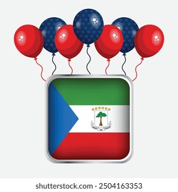 Equatorial Guinea Flag Independence Day Celebration