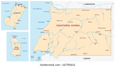 Equatorial Guinea Map