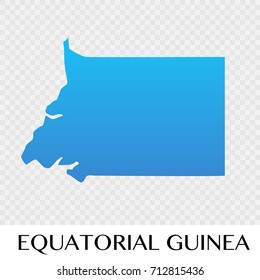 Equatorial Guinea Map Africa Continent Illustration Stock Vector ...