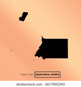 Equatorial Guinea map. Vector map for any needs.