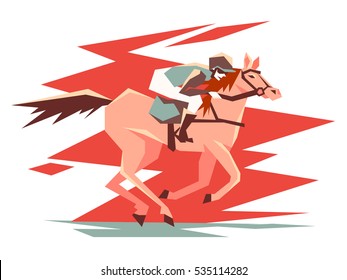 Equestrian horse racing