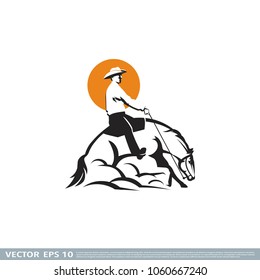 Equestrian logo template
