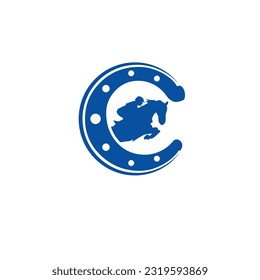 EQUESTRIAN LOGO TEMPLATES VECTOR EPS