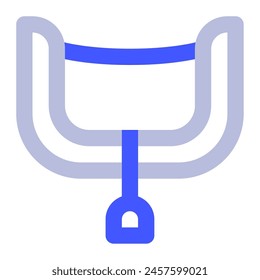 Equestrian Saddle icon for web, app, infographic, etc