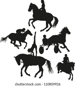 Equestrian sport set