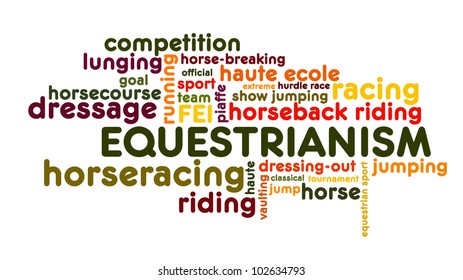 Equestrian Sport Word Cloud