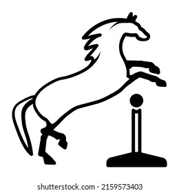 Equestrian Sports Or Equestrian Training Or Horse Logo