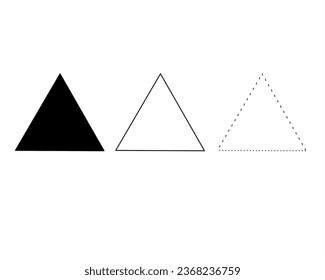 Equilateral triangle is a flat shape bounded by three sides