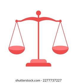 Equilibrium Balance Law Symbol Vector Illustration