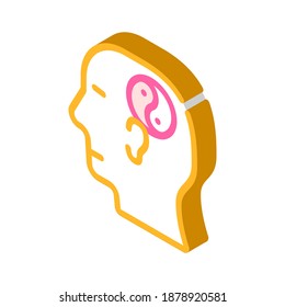 equilibrium psychology glyph icon vector. equilibrium psychology sign. isolated contour symbol black illustration
