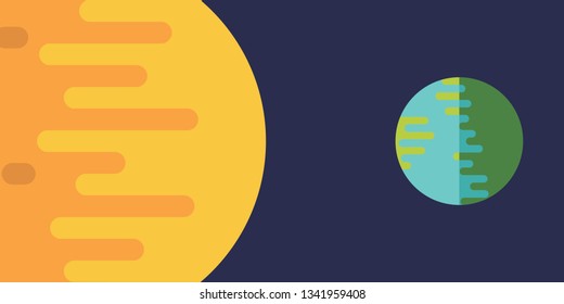 Equinox vector illustration 