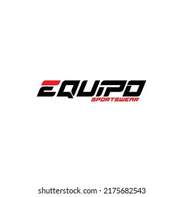 Equipd Sportswear - Mens Sportswear - Women Sportswear - Fitness Logo - Fast Runner Logo,  Athelete Logo