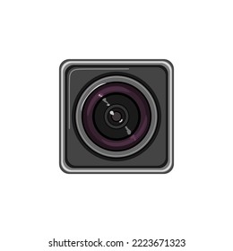 equipment action camera cartoon. equipment action camera sign. isolated symbol vector illustration