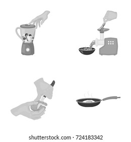 equipment, appliances, appliance and other web icon in monochrome style., cook, tutsi. Kitchen, icons in set collection.