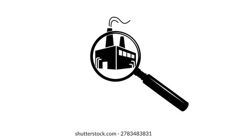 Equipment assessor, black isolated vector silhouette