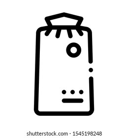 Equipment Bag Canoeing Icon Vector Thin Line. Contour Illustration