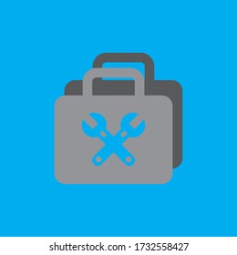 EQUIPMENT BOX ICON , TOOLBOX ICON VECTOR