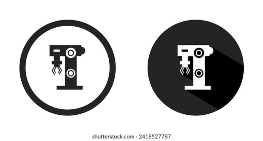 Equipment construction icon. Equipment construction icon vector design black color. Stock vector.
