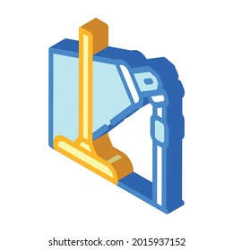 equipment for dancer leg isometric icon vector. equipment for dancer leg sign. isolated symbol illustration