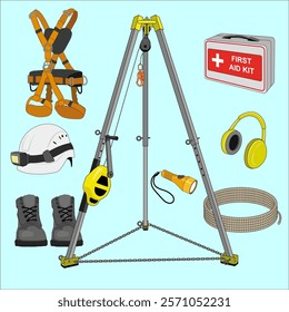 Equipment for entering to confined spaces