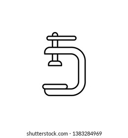 equipment, fix, pipe icon. Simple thin line, outline vector of Construction tools icons for UI and UX, website or mobile application
