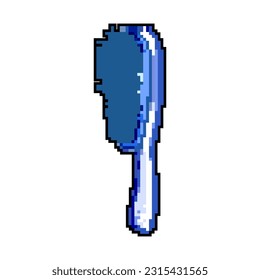 equipment hair brush game pixel art retro vector. bit equipment hair brush. old vintage illustration