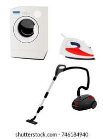 equipment in home vector design