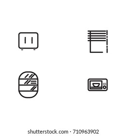 Equipment for House Icon Line