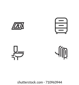 Equipment for House Icon Line