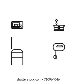Equipment for House Icon Line