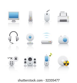 Equipment Icon Set.