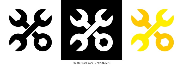 Conjunto de iconos de equipo Ilustración vectorial de glifos