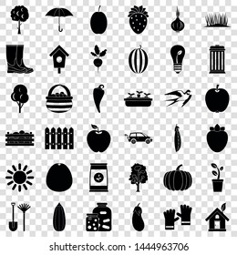 Equipment icons set. Simple style of 36 equipment vector icons for web for any design