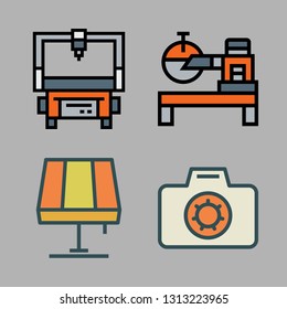 equipment icons set. vector set about [ iconsRandom] icons set.