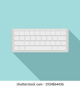 Equipment keyboard icon. Flat illustration of equipment keyboard vector icon for web design